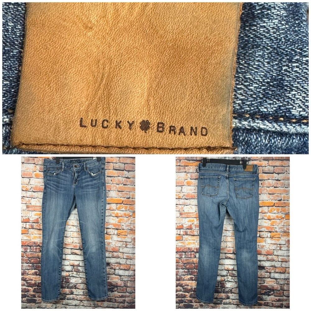 Lucky Brand Women's Lolita Skinny Denim Blue Jeans 6/28 28"x27"